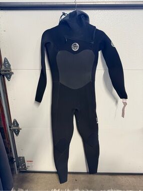 Rip Curl Men's Black Full Wetsuit with Hood
